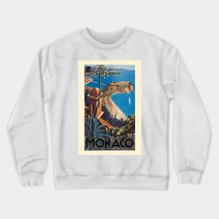 Monaco PLM Vintage Poster 1925 Crewneck Sweatshirt